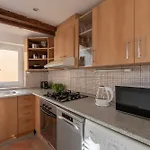 With Terrace In Center
