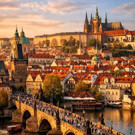 Daire With Terrace In Center I Ac I New Town Prag