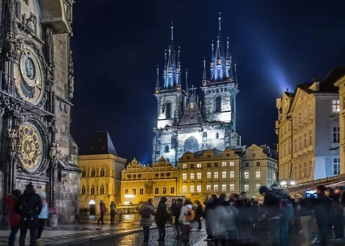 With Terrace In Center Prag